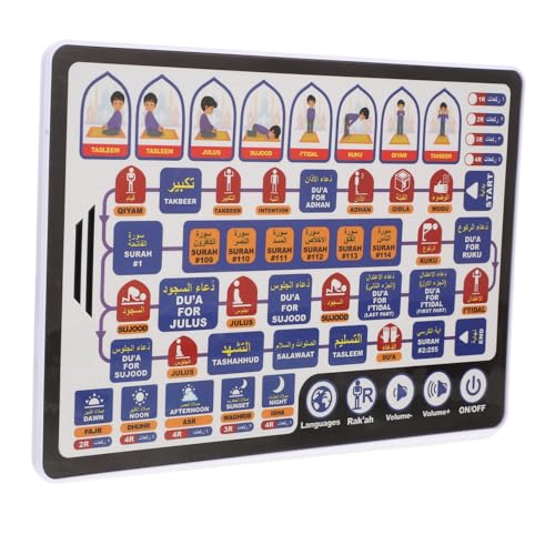 Sosoport Arabisch Lernen Tablet für Interaktives Lernspielzeug mit Arabischem Alphabet Quran und Sprachkarten Pädagogisches Arabischen Sprachfähigkeiten Sosoport Arabisch Lernen Tablet für Interaktives Lernspielzeug mit Arabischem Alphabet Quran und Sprachkarten Pädagogisches Arabischen Sprachfähigkeiten von Sosoport