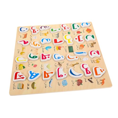Sosoport Arabisches Alphabet Puzzle für Pädagogisches Holzspielzeug zur Frühen Bildung Fördert Kognitive Entwicklung und Handwerkliche Fähigkeiten für Kleine Hände und Arabisches Lernen Sosoport Arabisches Alphabet Puzzle für Pädagogisches Holzspielzeug zur Frühen Bildung Fördert Kognitive Entwicklung und Handwerkliche Fähigkeiten für Kleine Hände und Arabisches Lernen von Sosoport