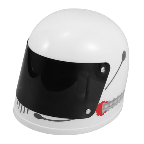 Sosoport Astronautenkostüm Kinderhelm Verstellbarer Kunststoff Weltraumhelm für Kreatives Rollenspiel Zubehör für Halloween und Cosplay Strapazierfähiges für Jungen von Sosoport