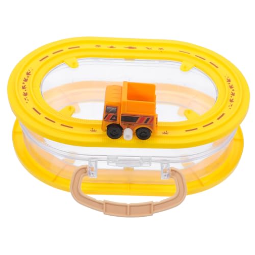 Sosoport Aufbewahrungsbox für Eisenbahnwaggons aufbewahrungsboxen kinderzimmer travel Toys Toy Box Auto Spielzeugauto Multifunktions-Aufziehauto kleines Hauszubehör Plastik von Sosoport