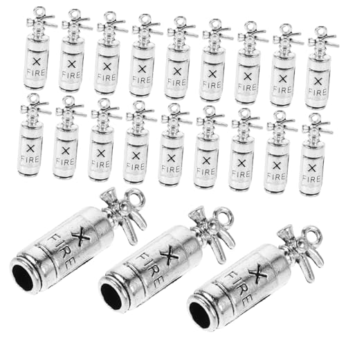 Sosoport Authentischer Feuerlöscher Aus Metall Für Puppenhäuser 50 Stück Mini-zubehör Für Vintage-puppenhausmöbel von Sosoport