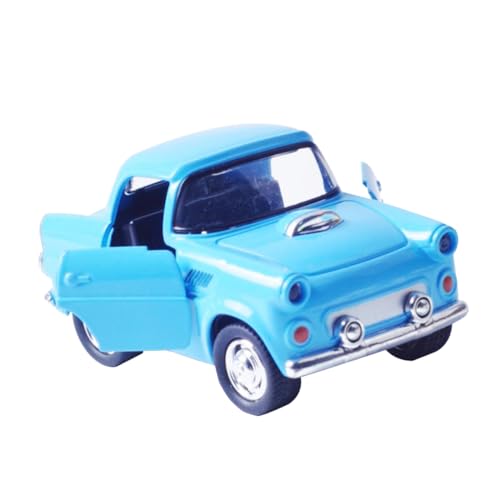Sosoport Automodell Zurückziehen Mini-Auto- Lustiges Fahrzeugspielzeug Trägheitsauto Technisches Kinderspielzeug Autospielzeug Für Blue Legierung von Sosoport
