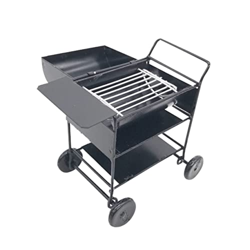 Sosoport BBQ Grill aus Kreative Puppenhaus Dekoration Taschenmodell für Mini Häuser für Garten und Wohnzimmerschmuck Hochwertige Eisenkunst für Kleine Räume Sosoport BBQ Grill aus Kreative Puppenhaus Dekoration Taschenmodell für Mini Häuser für Garten und Wohnzimmerschmuck Hochwertige Eisenkunst für Kleine Räume von Sosoport