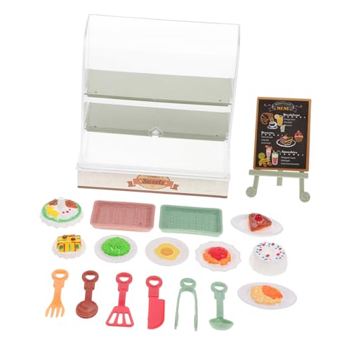Sosoport Bäckerei Spielzeugset mit Kuchenständer Realistische Lebensmittel Dekoration für Puppenhäuser und Spielküchen für Kreatives und Familienaktivitäten Sosoport Bäckerei Spielzeugset mit Kuchenständer Realistische Lebensmittel Dekoration für Puppenhäuser und Spielküchen für Kreatives und Familienaktivitäten von Sosoport