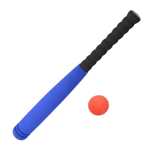 Sosoport Baseballschläger mit Ball Sicheres Softballspielzeug für Draußen Blau Zufällige Ballfarbe Perfektes Baseball für Jungen und Leicht und Handlich für Spielspaß von Sosoport