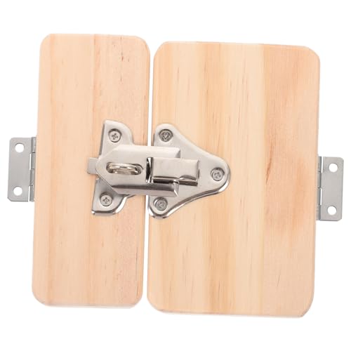 Sosoport Beschäftigtes Board DIY Zubehör Holzsensorische Türverriegelung für Frühkindliche Bildung Motorikspielzeug Kreativität und Hand Auge Koordination von Sosoport