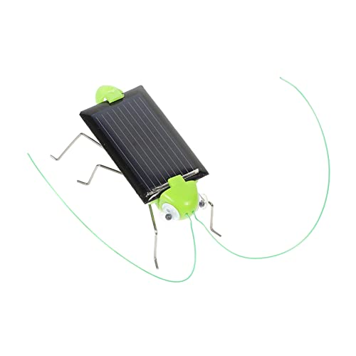 Sosoport Bionisches Heuschreckenspielzeug Wissenschaft lehrreich Modell Solarenergiespielzeug Solarmechanische Spielsachen Solarspielzeug für ABS Green von Sosoport
