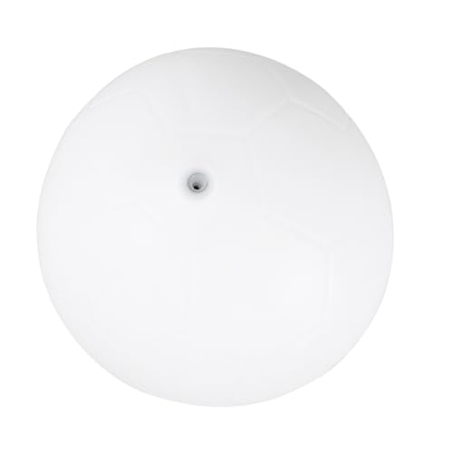 Sosoport Blank Doodle Football hoch Fußbälle drinnen Junge Kind Ausbildung aufblasbarer Ballfußball Geburtsball Fitnessball DIY-Fußball Aufblasbarer Fußball Fußballlampe Hüpfbauer PVC Weiß von Sosoport