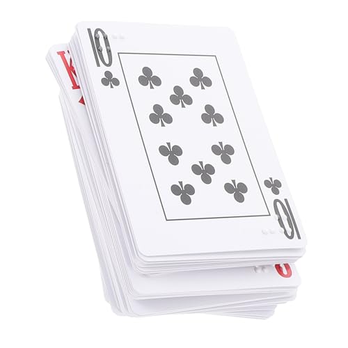 Sosoport Braille Karten für Sehbehinderte Tragbares Kompaktes Spieldeck mit Braille Markierungen für Unterhaltung und Lernspiele für Familien Altersgruppen von Sosoport