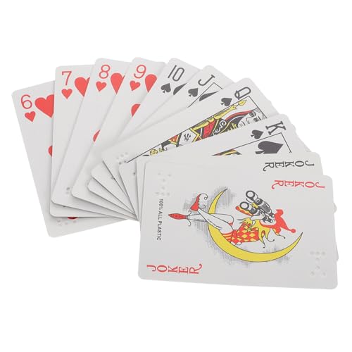 Sosoport Braille Spielkarten für Sehbehinderte Hochwertige Karten für Poker und Gesellschaftsspiele für Erwachsene und Fördert und Spaß Am Sosoport Braille Spielkarten für Sehbehinderte Hochwertige Karten für Poker und Gesellschaftsspiele für Erwachsene und Fördert und Spaß Am von Sosoport