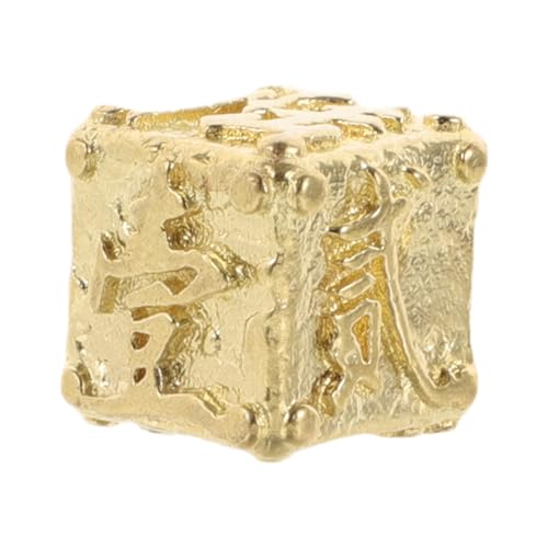Sosoport Brass Dice mit Chinesischen Mini für Rollenspiele Mahjong und Partys Tragbares Design Elegante Deko für Spiele und Kreative Räume Hochwertige Messingkonstruktion Sosoport Brass Dice mit Chinesischen Mini für Rollenspiele Mahjong und Partys Tragbares Design Elegante Deko für Spiele und Kreative Räume Hochwertige Messingkonstruktion von Sosoport
