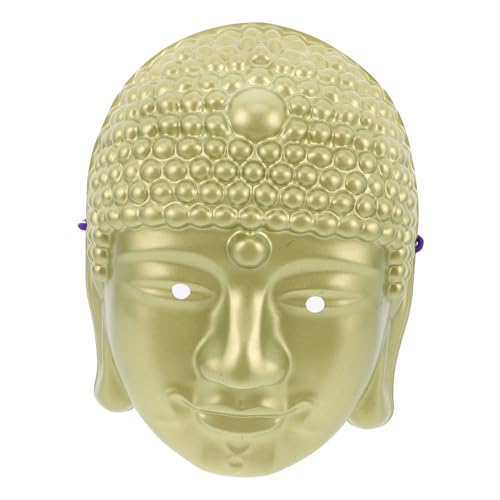 Sosoport Buddha-kopfmaske Gefälligkeiten Für Maskerade-partys Maskerade Masken Maskerade-masken Für Frauen Maskerade Partydekorationen Mardi Gras Mask Pvc Golden von Sosoport