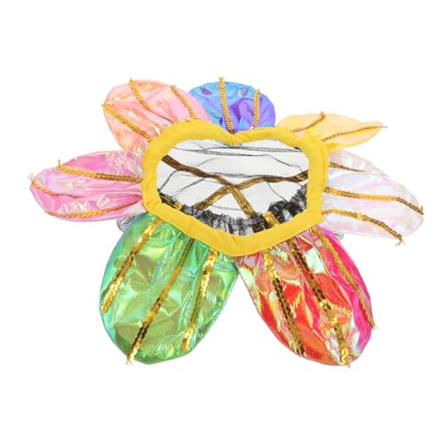 Sosoport Buntes Sonnenblumen Kopfstück Für Kinder Kindergärtner Performances Gefärbt Kleine Blumenkopfschmuck Leichte Kopfbedeckung Einzigartige Bühnenprops von Sosoport