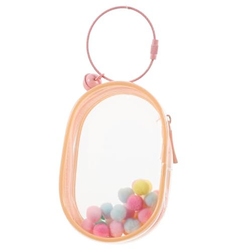 Sosoport Tragbare Puppen-ausstellungstasche Große Kapazität PVC-aufbewahrungskoffer Für Minifiguren Schlüsselanhänger Reisezubehör Für Babys von Sosoport