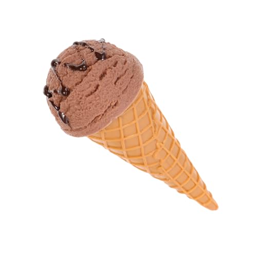 Sosoport Eiscreme Modell Künstliche Eiscreme Im Waffelcone Fotorequisite Für Partys Dekoration Und Kinderzimmer Realistische Nachbildung Für Kreative Spiele Und Präsentationen von Sosoport