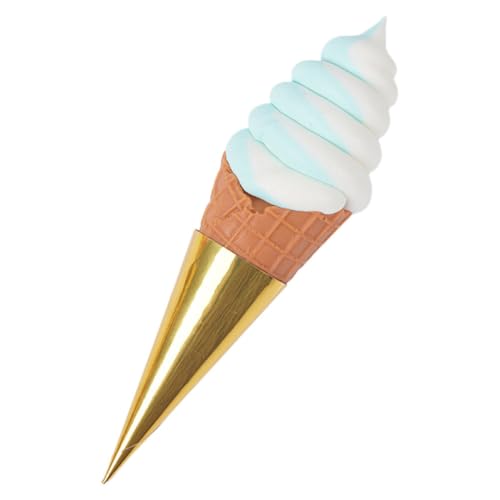 Sosoport Eismodell Eisdiele gefälschte Eiswaffel künstliche Eiskegel Eisfigur Mini Eistüte gefälschte Eiscreme-Modelle Falsches PVC Sky-Blue Sosoport Eismodell Eisdiele gefälschte Eiswaffel künstliche Eiskegel Eisfigur Mini Eistüte gefälschte Eiscreme-Modelle Falsches PVC Sky-Blue von Sosoport