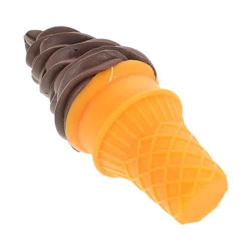 Sosoport Eismodell Zapfen Creme mit Dekorationen Scoop Foto-Requisiten für gefälschtes auf dem Tisch dekoratives Eisdekor -Foto-Requisiten Falsches PVC Coffee von Sosoport