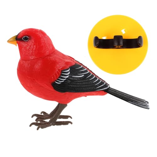 Sosoport Elektrisches Vogelspielzeug Interaktives Singspielzeug Vogelform Lustige Dekoration für Akustisches mit Lebhaften Farben Vielseitig und Benutzerfreundlich von Sosoport