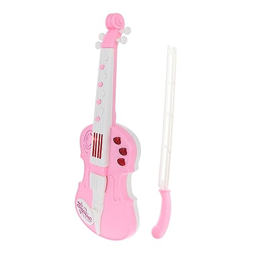 Sosoport Elektronische Violine Kleinkind Musikinstrumente Musikspielzeug Musikinstrumente Violine Musik Aufklärung Kleinkind Instrument Abs Kunststoff Rosa von Sosoport