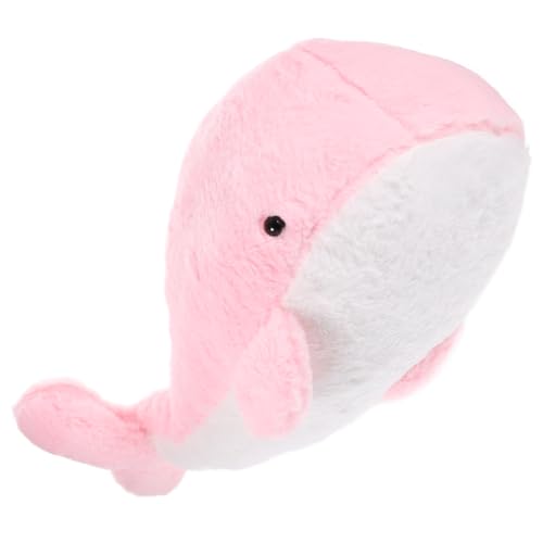 Sosoport Entzückende Walpuppe Getled Plush Toy Walpuppenschmuck Ausgestopfte Puppe Sofapuppendekoration Puppe in Walform Heimdekoration Puppe Für Plüsch Rosa von Sosoport