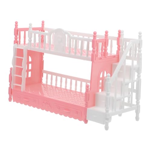 Sosoport Etagenbett für Puppen Möbelmodell Robust und Langlebig für Puppenhaus Dekoration Vielseitig Einsetzbar für Kinderzimmer Zubehör Sosoport Etagenbett für Puppen Möbelmodell Robust und Langlebig für Puppenhaus Dekoration Vielseitig Einsetzbar für Kinderzimmer Zubehör von Sosoport