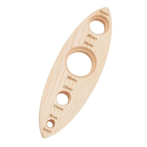 Sosoport Eye Installation Tool Sicherheits -Augenwerkzeug Safety Eye Tool Auxiliary Tool Sicherheits -Auxiliärwerkzeug Auxiliärwerkzeug für Augen Puppen -Augenwerkzeug hölzern Khaki von Sosoport