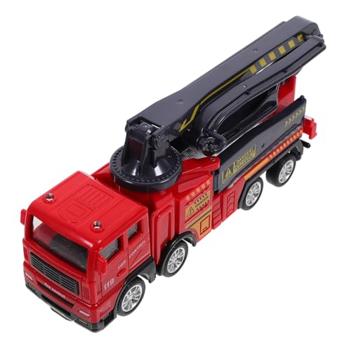 Sosoport Feuerwehrwagen Modellfahrzeug für Jungen Realistisches Kunststoffspielzeug mit Wasserpumpen Funktion für Kreative Spielwelten und Sandkastenabenteuer von Sosoport