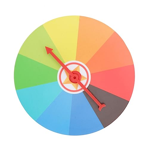 Sosoport Fortune Drehrad für Erwachsene Wandmontiertes Glücksspielrad Farbiges Preisrad für Karneval Party und Tombola Einfach zu Bedienen und Kompakt für Spiele und Veranstaltungen von Sosoport