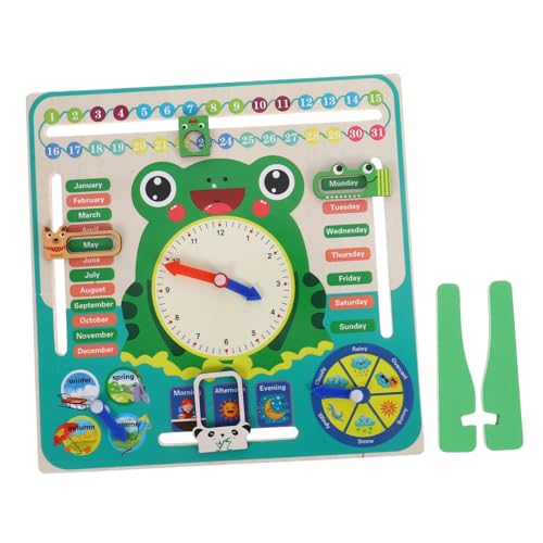 Sosoport Froschuhr Lehrmittel Zeitlehrmittel Übungsuhr Zum Lernen Der Zeit Kindergartenspielzeug Kalender Lehruhren Kalender Kognition Spielzeuguhr Für Das Klassenzimmer Holz Sosoport Froschuhr Lehrmittel Zeitlehrmittel Übungsuhr Zum Lernen Der Zeit Kindergartenspielzeug Kalender Lehruhren Kalender Kognition Spielzeuguhr Für Das Klassenzimmer Holz von Sosoport