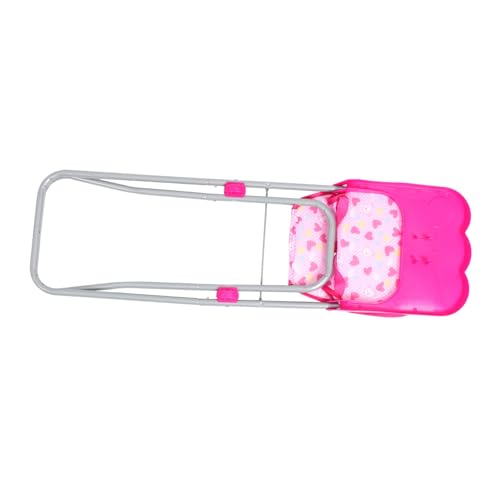 Sosoport Für Esszimmerstühle -hochstuhl Spielzeughochstuhl Für Puppen Möbel Puppenhochstuhl Puppenstuhl Sie Hochstuhl Puppen-hochstuhl- Rosa Stoff von Sosoport