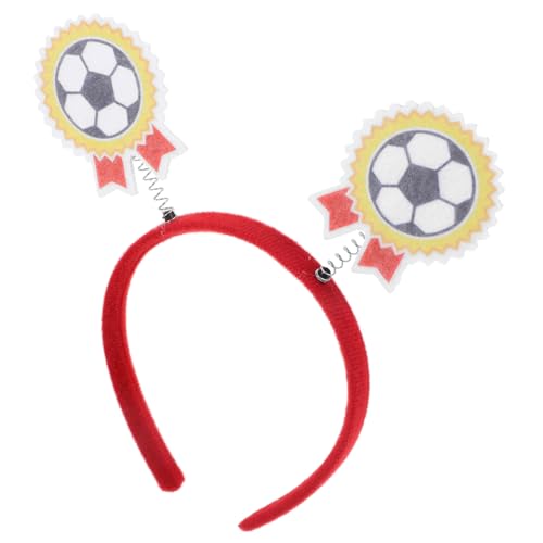 Sosoport Fußball Fan Haarband für Partys Verstellbares und Sicheres Stirnband Fußball Themen Dekoration für Sportveranstaltungen Requisiten für Fußballwettbewerbe und Feiern von Sosoport