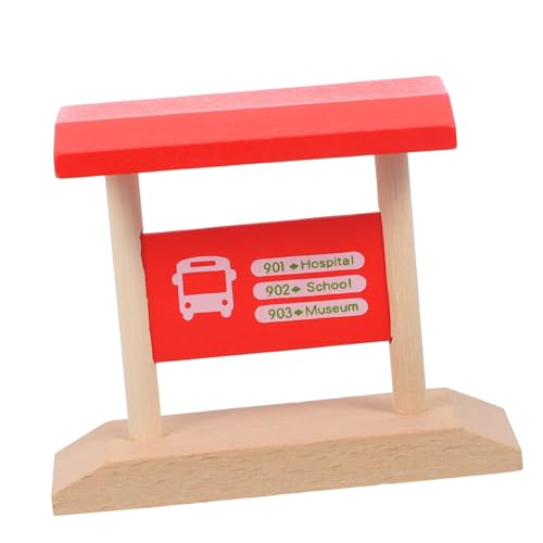Sosoport Gleiszubehör für Holzeisenbahnen Plattformmodell für Kreative Eisenbahnszenen Kompatibel mit Friends aus Ausgewähltem Holz für DIY Projekte von Sosoport