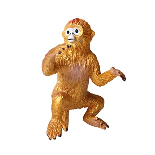 Sosoport Goldenes Affenmodell Affenmodell Für Affenmodelle Für Realistisches Affenmodell Realistische Affenmodelle Umweltschutz-PVC-Material von Sosoport