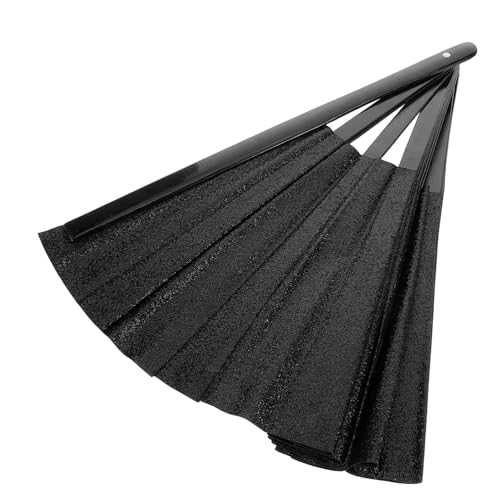 Sosoport Großer Faltbarer Kungfu fächer Leicht Kompakt Langlebig Chinesischer Handventilator für Festival Rave Party Tanz Outdoor Fans von Sosoport