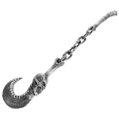 Sosoport Halloween Dekoration Haken Requisiten Realistisches Kostümzubehör mit Totenschädel Design für Cosplay Partys und Bühnenaufführungen Vielseitig Einsetzbar für Halloween und von Sosoport