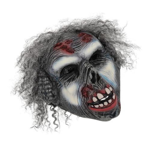 Sosoport Halloween Maske Gruselige Vollkopf Kopfbedeckung für Cosplay Party Dekoration Realistische Schaurige Kostüm Requisite für Halloween Events Geeignet für Erwachsene Sosoport Halloween Maske Gruselige Vollkopf Kopfbedeckung für Cosplay Party Dekoration Realistische Schaurige Kostüm Requisite für Halloween Events Geeignet für Erwachsene von Sosoport
