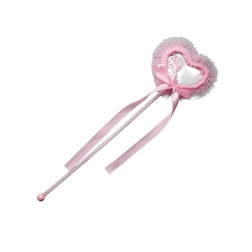 Sosoport Herz mit Rosa Quasten Glitzernde für Geburtstagsfeiern und Kostümpartys Hochwertiges Material für Kleine Prinzessinnen und Magische Anlässe Sosoport Herz mit Rosa Quasten Glitzernde für Geburtstagsfeiern und Kostümpartys Hochwertiges Material für Kleine Prinzessinnen und Magische Anlässe von Sosoport