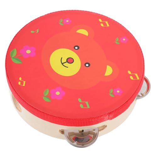 Sosoport Hölzerne Kinderglocken Musikinstrumente Zarte Tamburine Tamburin Musikinstrument Handtamburin Instrument Für Musikinstrument Handtrommel Musikspielzeug Sosoport Hölzerne Kinderglocken Musikinstrumente Zarte Tamburine Tamburin Musikinstrument Handtamburin Instrument Für Musikinstrument Handtrommel Musikspielzeug von Sosoport