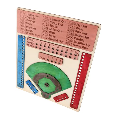Sosoport Holz Baseball Brettspiel Anpassbares Familienspiel für Tischunterhaltung Tragbares und Leichtes Design für Partys und Wettbewerbe Vielseitig Einsetzbar Schule und Freizeit Sosoport Holz Baseball Brettspiel Anpassbares Familienspiel für Tischunterhaltung Tragbares und Leichtes Design für Partys und Wettbewerbe Vielseitig Einsetzbar Schule und Freizeit von Sosoport