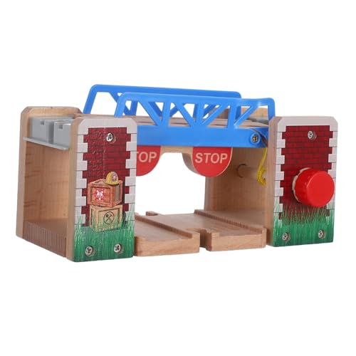 Sosoport Holz Eisenbahnbrücke mit Gleisbeschlägen Zubehör für Holzeisenbahn Kreatives Vorstellungskraft und Feinmotorik Sosoport Holz Eisenbahnbrücke mit Gleisbeschlägen Zubehör für Holzeisenbahn Kreatives Vorstellungskraft und Feinmotorik von Sosoport