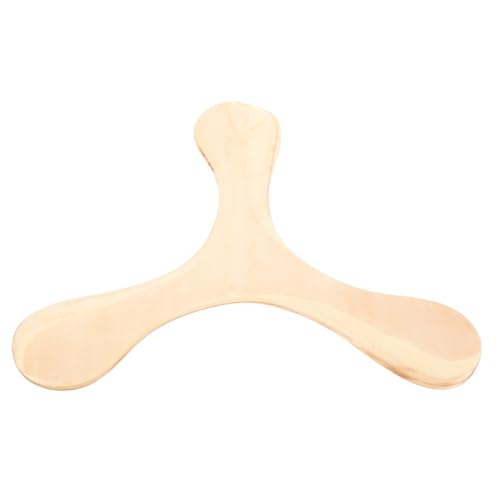 Sosoport Holz bumerang Tragbares Outdoor Leichtes Dreiblättriges Wurfspiel für Jungen und Mädchen Langlebiges Handgefertigtes Freizeitspiel für Draußen von Sosoport