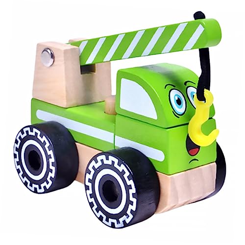 Sosoport Holzmodell Kran Fahrzeug Für Kleinkinder Konstruktionsspielzeug Für Jungen Und Pädagogisches Mini Bauwagen Für Jahre Alte Sosoport Holzmodell Kran Fahrzeug Für Kleinkinder Konstruktionsspielzeug Für Jungen Und Pädagogisches Mini Bauwagen Für Jahre Alte von Sosoport