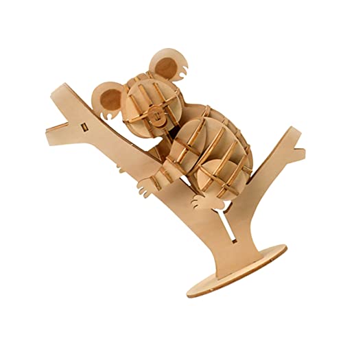 Sosoport Holzpuzzle Modell Kreatives DIY aus Hochwertigem Holz für Fördert Hand Auge Koordination und Praktische Fähigkeiten für Jungen und Mädchen von Sosoport