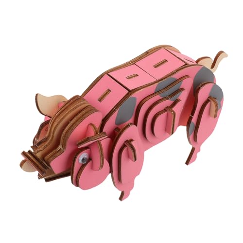 Sosoport Holzpuzzle Pädagogische Holzspielzeuge 3D-tierrätsel Tiermodell Selber Machen Holzbausätze Für 3D-lernpuzzle Hölzernes DIY-Puzzle DIY-Puzzle- Holzstiel-Puzzles Rosa Sosoport Holzpuzzle Pädagogische Holzspielzeuge 3D-tierrätsel Tiermodell Selber Machen Holzbausätze Für 3D-lernpuzzle Hölzernes DIY-Puzzle DIY-Puzzle- Holzstiel-Puzzles Rosa von Sosoport