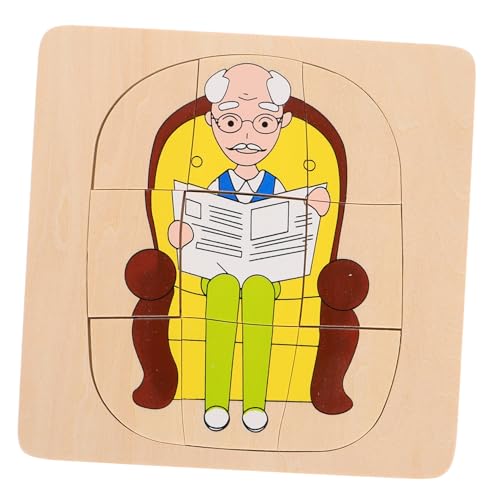 Sosoport Holzpuzzle für Kleinkinder Montessori Lernspielzeug mit Mehrschichtigen Menschlichen Figuren Pädagogisches Puzzle Beobachtungsfähigkeiten und Hand Augen Koordination für Sosoport Holzpuzzle für Kleinkinder Montessori Lernspielzeug mit Mehrschichtigen Menschlichen Figuren Pädagogisches Puzzle Beobachtungsfähigkeiten und Hand Augen Koordination für von Sosoport