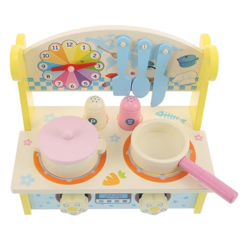 Sosoport Holzspielküche Für Kleinkinder Mini Kochspielzeugset Mit Simuliertem Herd Und Puppenhauszubehör Zum Erlernen Der Familieninteraktion Und des Kreativen Spielens Sosoport Holzspielküche Für Kleinkinder Mini Kochspielzeugset Mit Simuliertem Herd Und Puppenhauszubehör Zum Erlernen Der Familieninteraktion Und des Kreativen Spielens von Sosoport