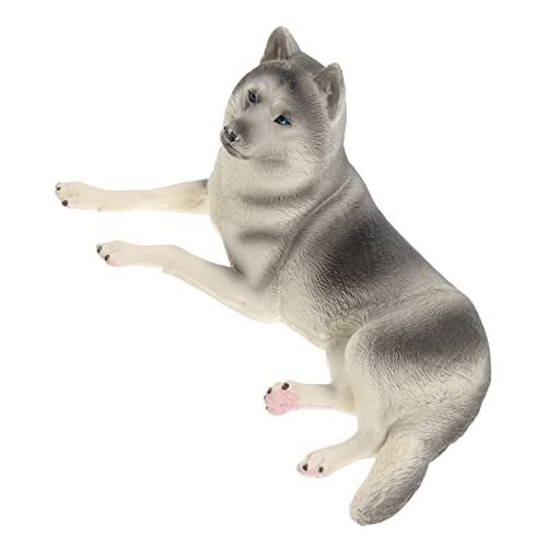 Sosoport Hund Figur Realistische Tierfigur Aus Kunststoff Für Dekoration Und Simulationshund Modell Für Sammler von Sosoport