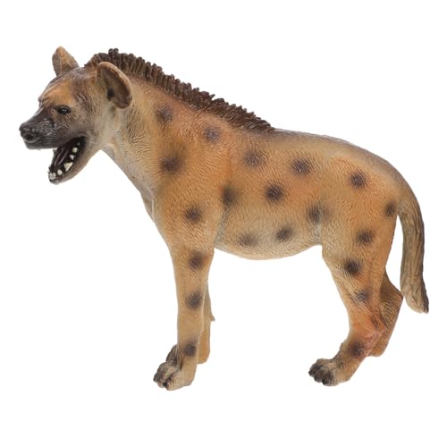 Sosoport Hyäne Modellspielzeug für Realistische Hyäne Figur aus Kunststoff für Deko und Kreative Spielideen Perfektes Lernspielzeug Tierkognition von Sosoport