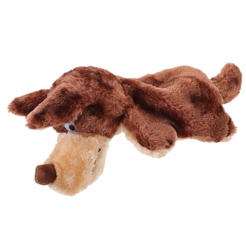 Sosoport Interaktive Handpuppe Wolf Cartoon Tierpuppen Für Rollenspiele Für Handspielzeug Für Kreatives Puppentheater von Sosoport