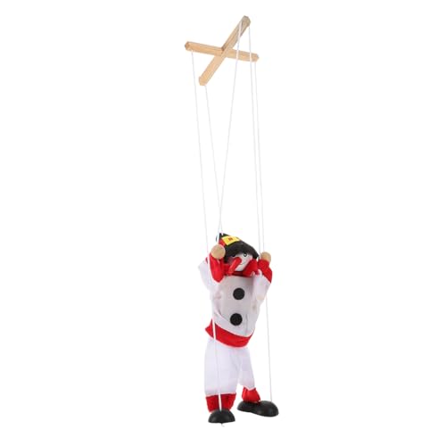 Sosoport Interaktives Schneemann Puppenspielzeug aus Stoff für Pull String Marionette für Weihnachtsaktivitäten und Kreative Rollenspiele Fördert Eltern Junge Mädchen Interaktion und von Sosoport